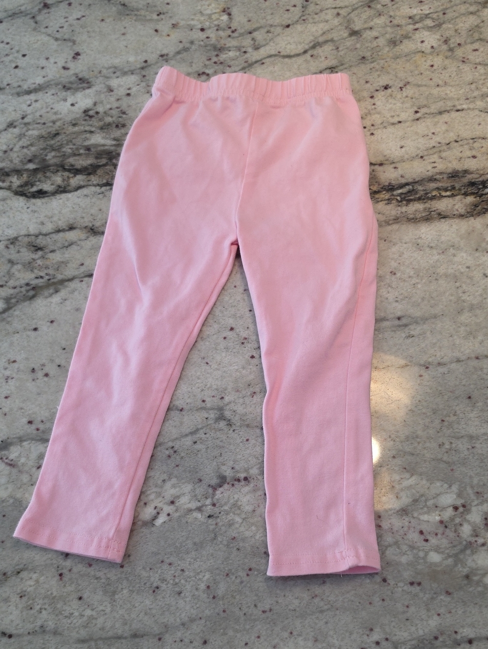 Cecil And Lou Girls' Pink 2T Elastic-Waist Cotton Leggings